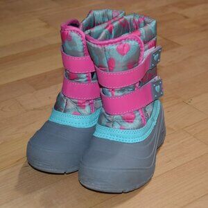 WONDER NATION Winter Snow Ski Boots Kids Girl's Sz 8 Boots Shoes